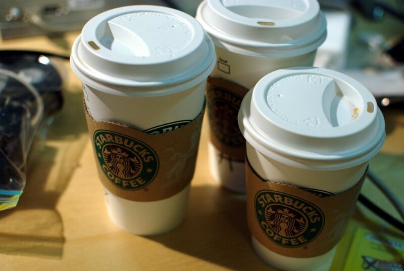 Starbucks - can be a welcome sight when you travel